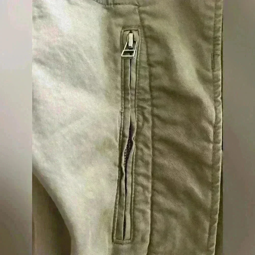Zara Basic utility army military jacket, size xs, olive army green